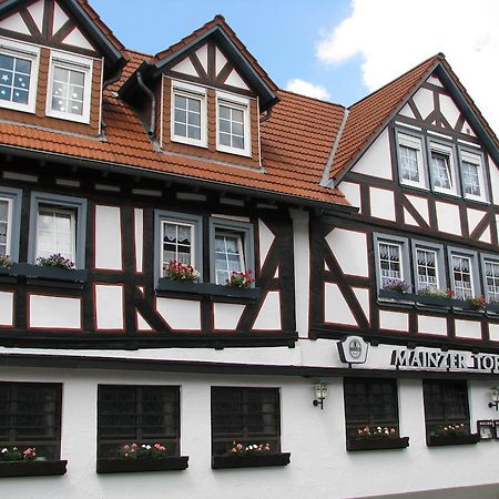Restaurant / Pension Mainzer Tor Alsfeld Exterior foto